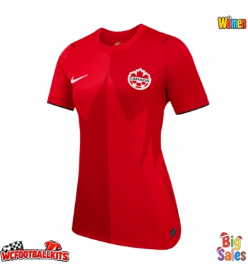 Canada Replica Home Stadium Shirt for Women World Cup 2026 Short Sleeve